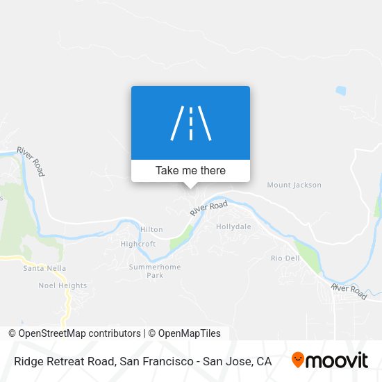 Mapa de Ridge Retreat Road