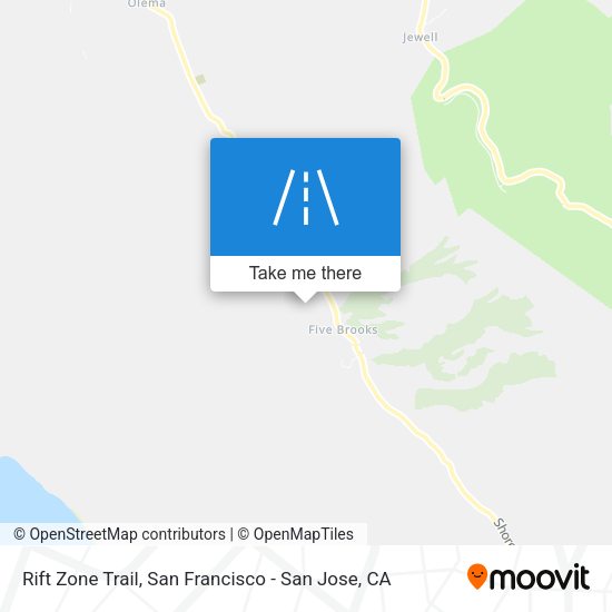 Mapa de Rift Zone Trail