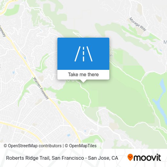 Roberts Ridge Trail map
