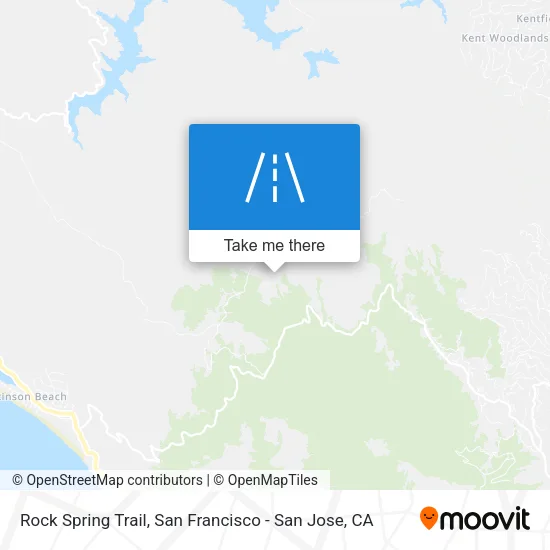 Mapa de Rock Spring Trail