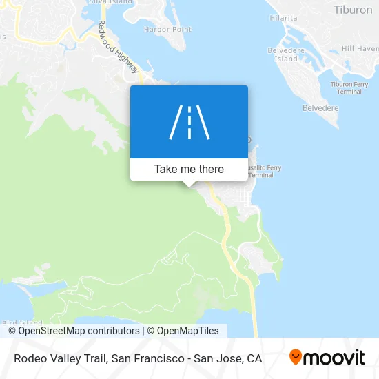Rodeo Valley Trail map