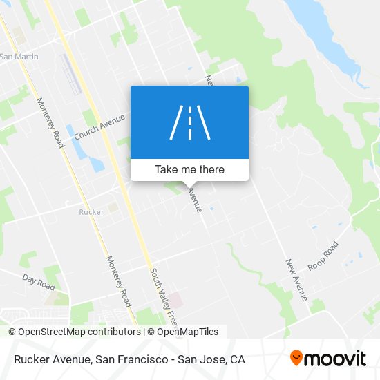 Mapa de Rucker Avenue