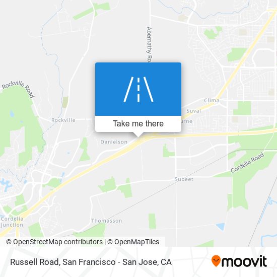 Mapa de Russell Road