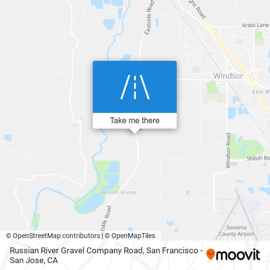 Russian River Gravel Company Road map