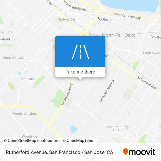 Rutherford Avenue map