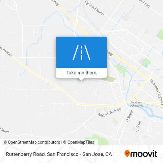 Ruttenberry Road map