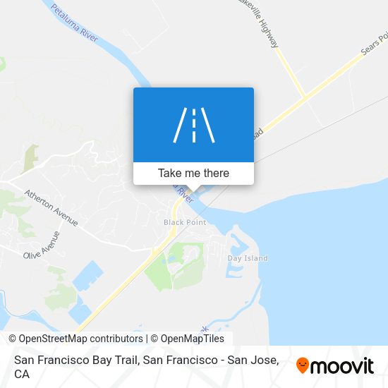 San Francisco Bay Trail map