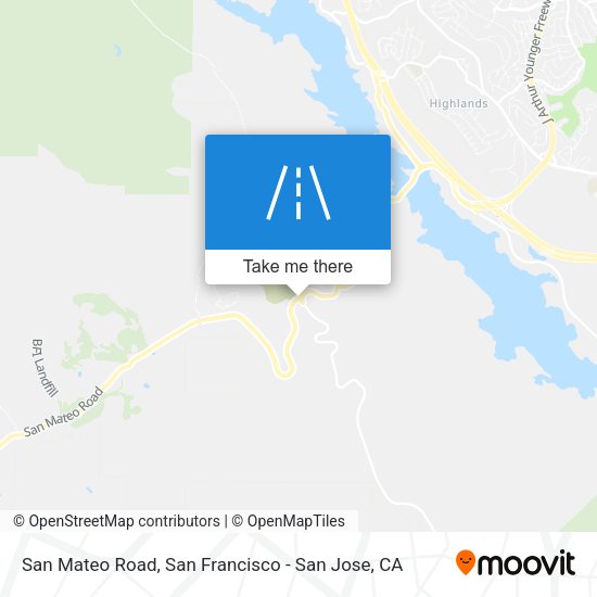Mapa de San Mateo Road