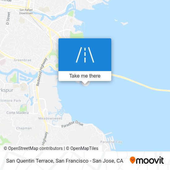 Mapa de San Quentin Terrace