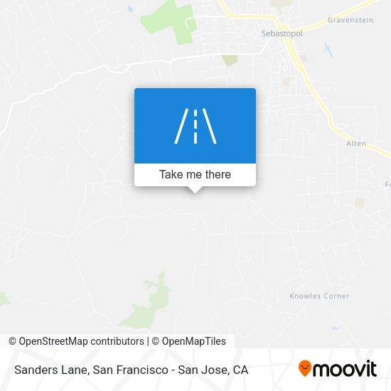 Mapa de Sanders Lane