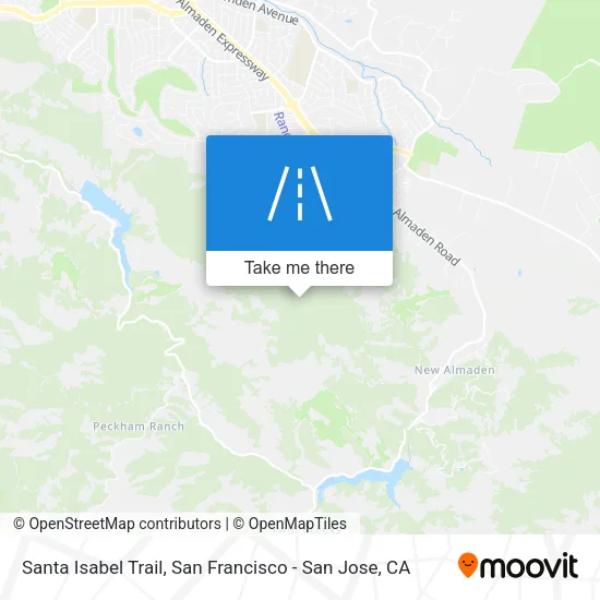 Santa Isabel Trail map