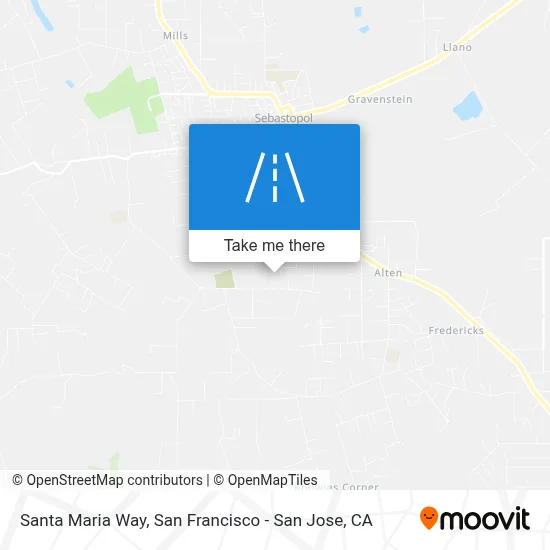 Santa Maria Way map