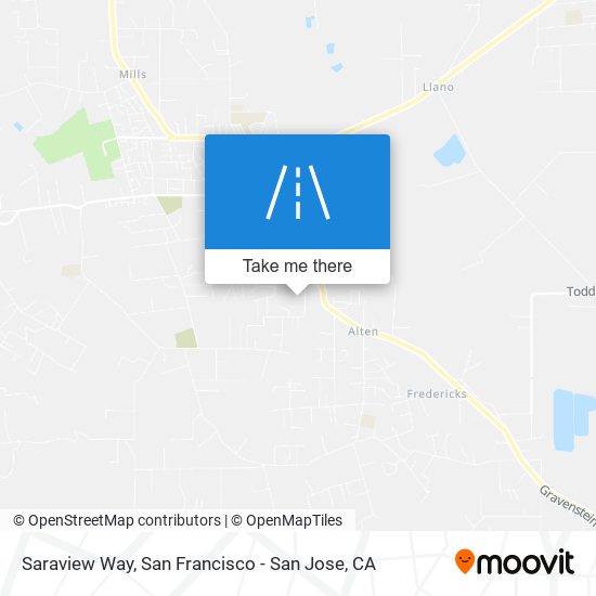 Saraview Way map