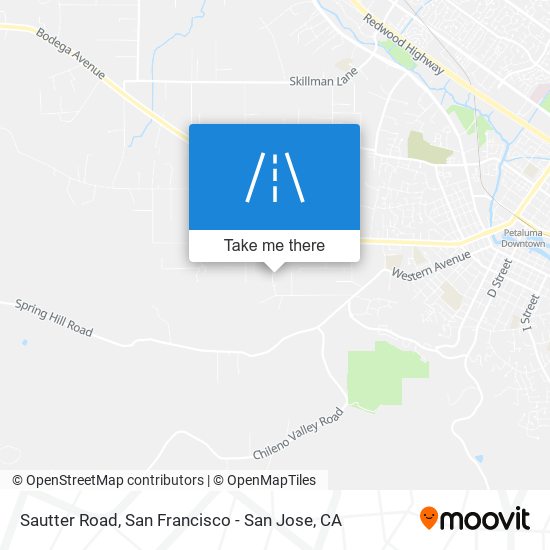 Mapa de Sautter Road