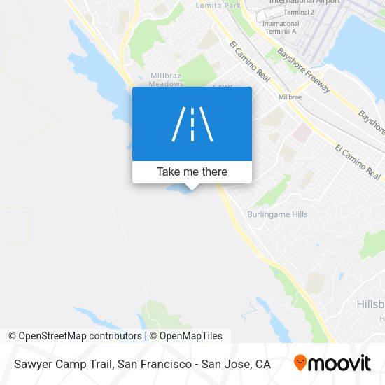 Mapa de Sawyer Camp Trail