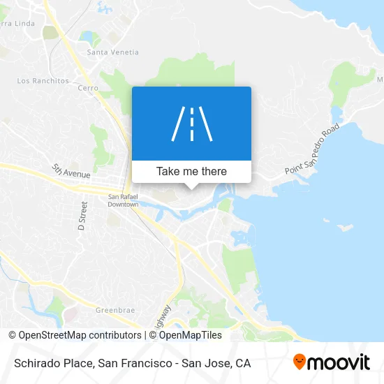 Schirado Place map