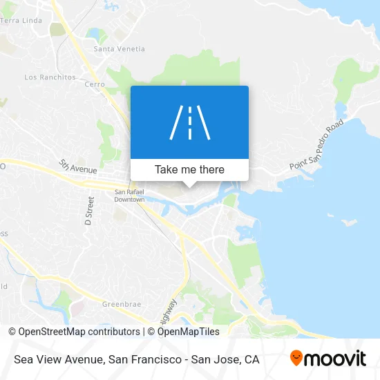 Sea View Avenue map