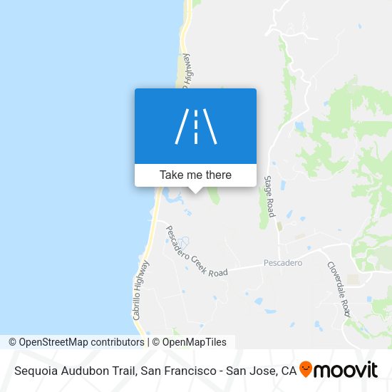 Sequoia Audubon Trail map