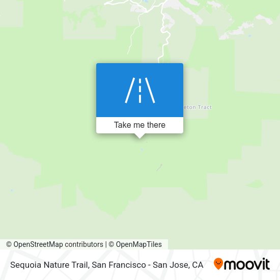Sequoia Nature Trail map
