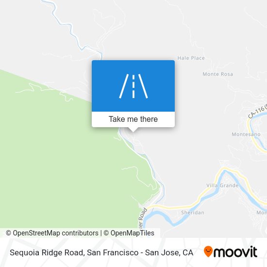 Mapa de Sequoia Ridge Road