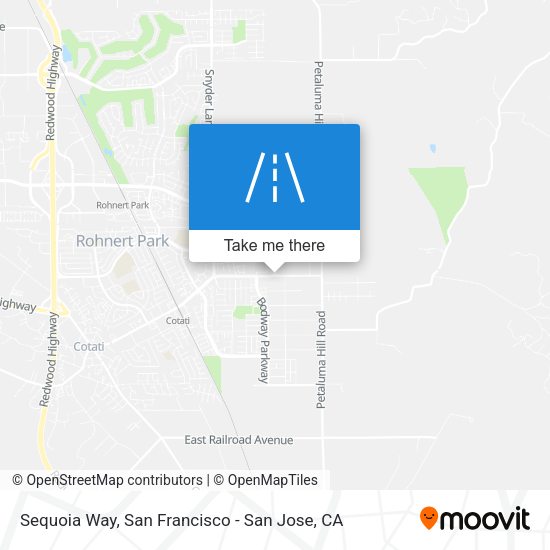 Mapa de Sequoia Way