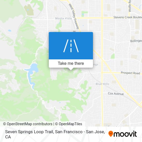 Mapa de Seven Springs Loop Trail