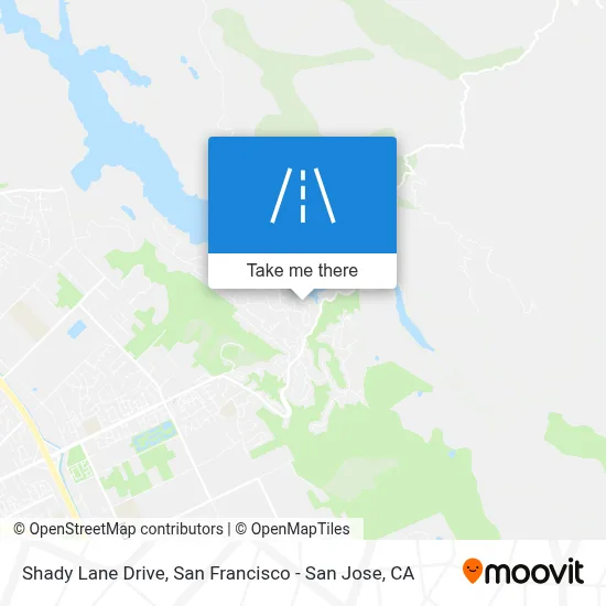 Shady Lane Drive map