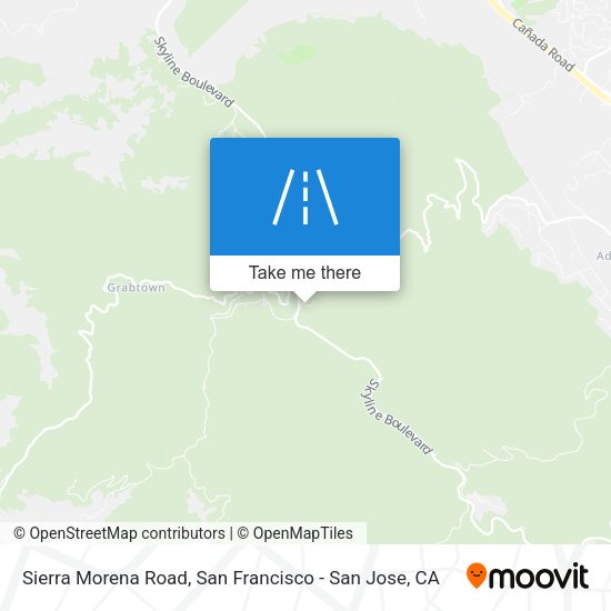 Sierra Morena Road map