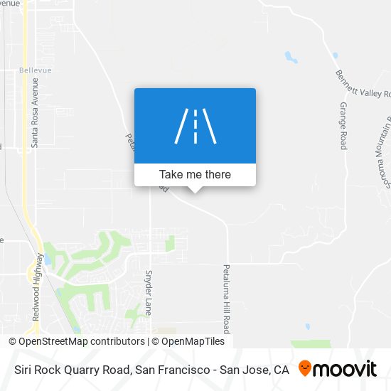 Mapa de Siri Rock Quarry Road