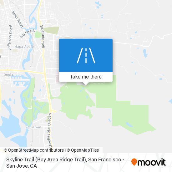 Mapa de Skyline Trail (Bay Area Ridge Trail)