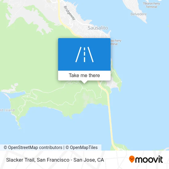 Slacker Trail map