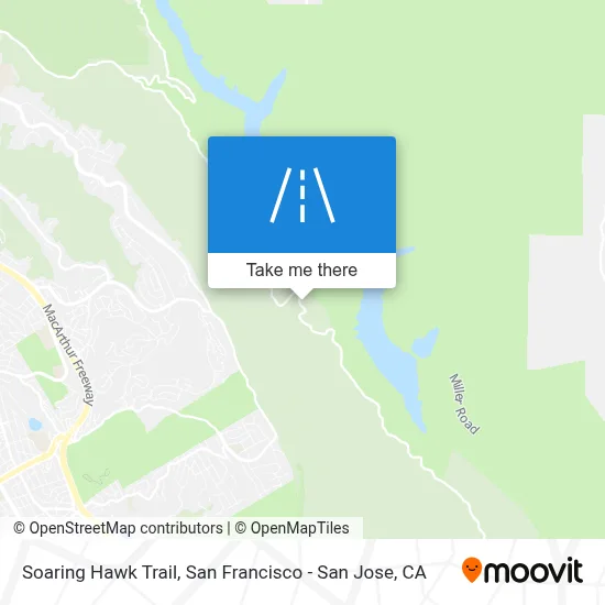 Soaring Hawk Trail map