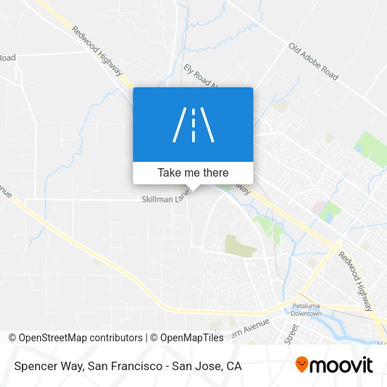 Mapa de Spencer Way