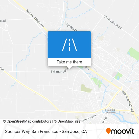 Spencer Way map