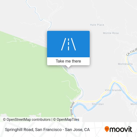 Mapa de Springhill Road