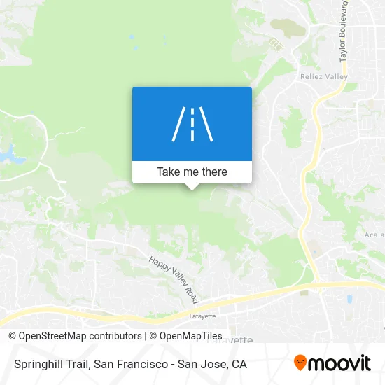 Springhill Trail map