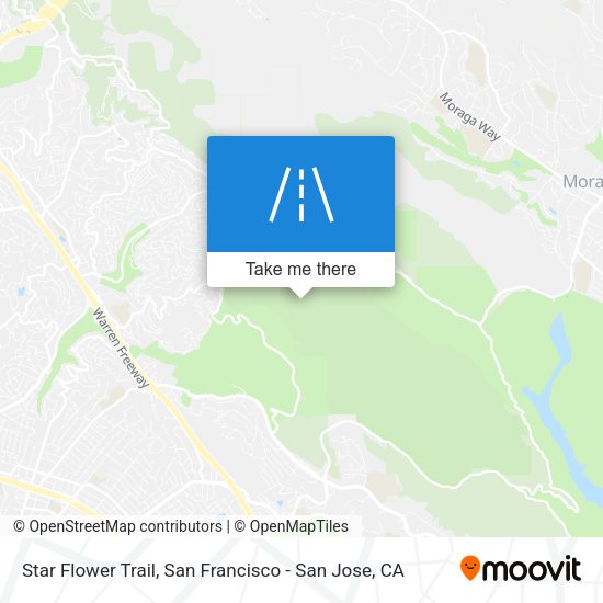 Star Flower Trail map