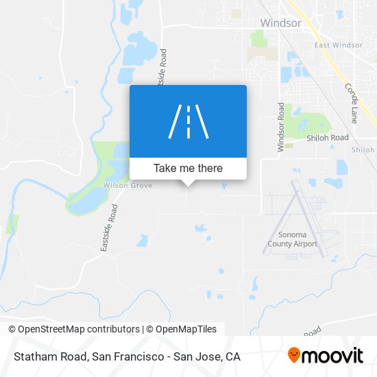 Mapa de Statham Road
