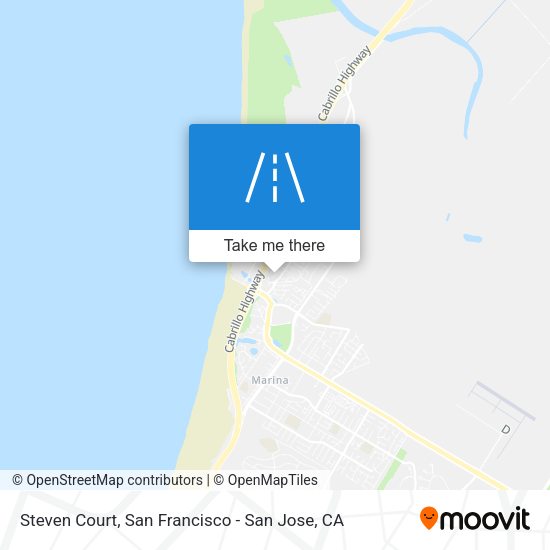 Mapa de Steven Court