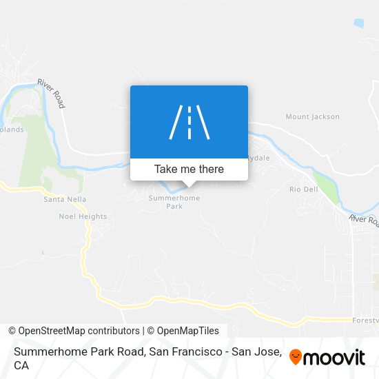 Summerhome Park Road map