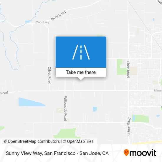 Sunny View Way map