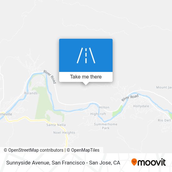 Sunnyside Avenue map