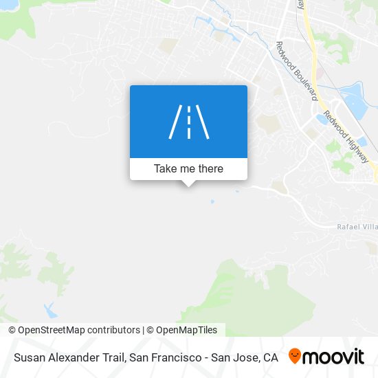 Susan Alexander Trail map