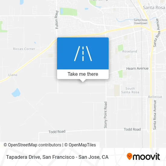 Tapadera Drive map
