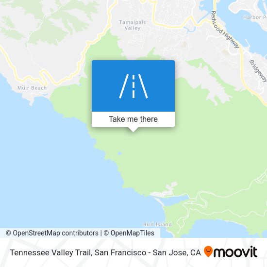 Tennessee Valley Trail map
