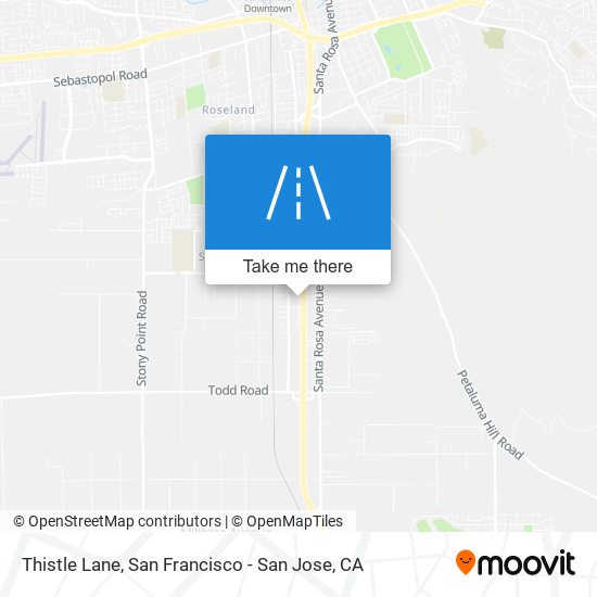 Thistle Lane map