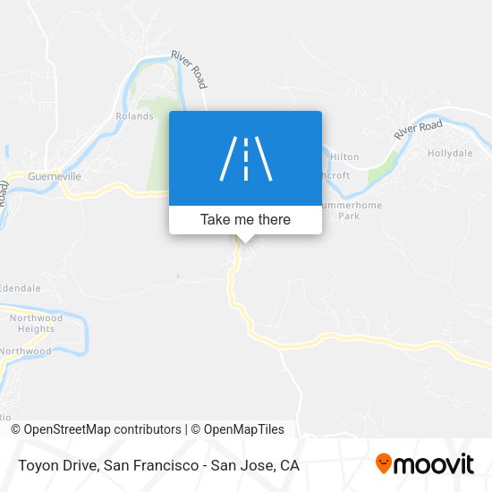 Mapa de Toyon Drive