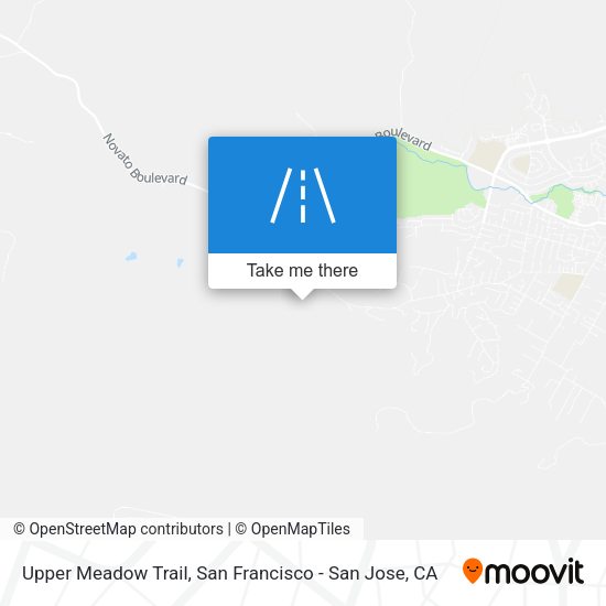 Upper Meadow Trail map