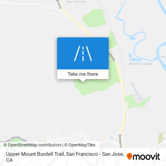 Mapa de Upper Mount Burdell Trail