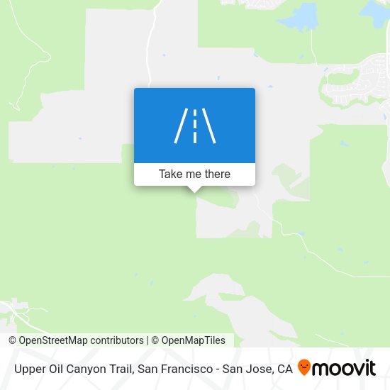 Upper Oil Canyon Trail map